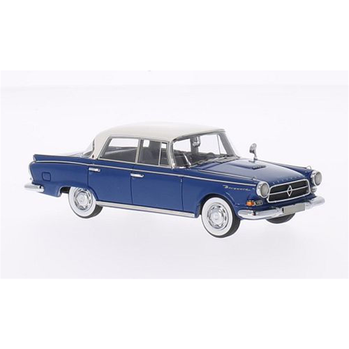 BORGWARD P100 BLUE/WHITE 1:43 Neo Scale Models Auto Stradali Modellino