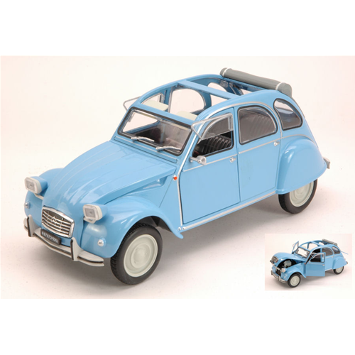 CITROEN 2CV 1976 LIGHT BLUE 1:24 Editoria Auto Stradali Modellino