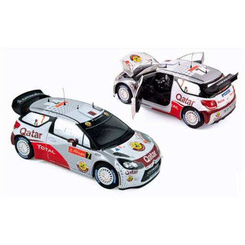 CITROEN DS3 WRC N.7 4th PORTUGAL 2012 ATTIAH-BERNACCHINI 1:18 Norev Auto Rally Modellino