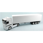 CAMION MERCEDES CONTAINER WHITE 1:43 New Ray Camion Die Cast Modellino