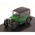 AUSTIN SEVEN RN SALOON 1922 GREEN/BLACK 1:43 Oxford Auto d'Epoca Die Cast Modellino