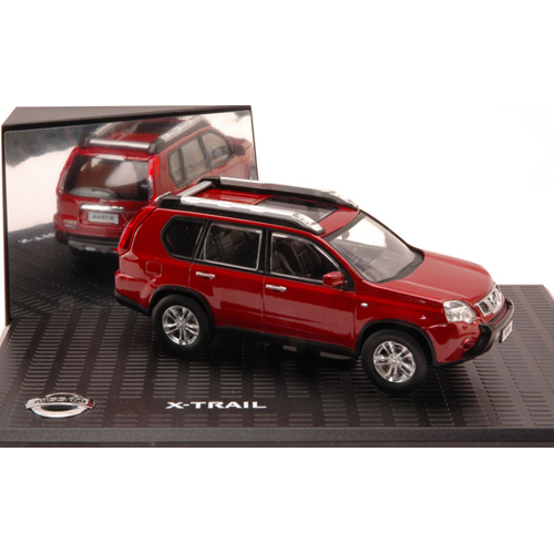 NISSAN X-TRAIL 2008 METALLIC RED 1:43 Paudi Model Auto Stradali Modellino