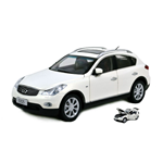 INFINITI EX25 2013 WHITE 1:18 Paudi Model Auto Stradali Modellino