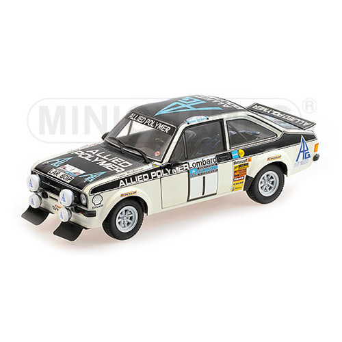 FORD ESCORT II RS1800 N.1 WINNER RAC RALLY 1975 T.MAKINEN-H.LIDDON 1:18 Minichamps Auto Rally Modellino
