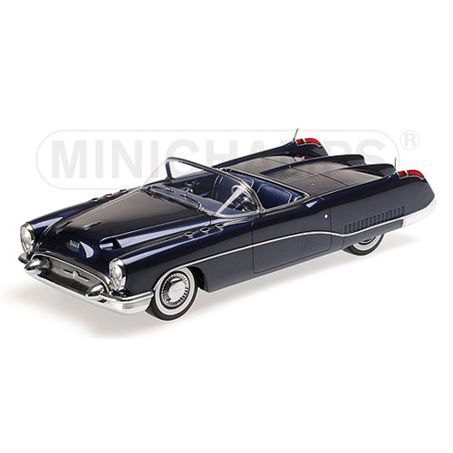 BUICK WILDCAT 1 1953 DARK BLUE 1:18 Minichamps Auto d'Epoca Modellino