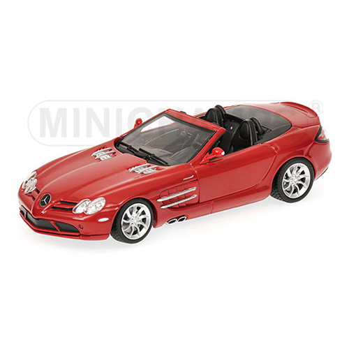 MERCEDES SLR MC LAREN 2007 RED 1:43 Minichamps Auto Stradali Modellino