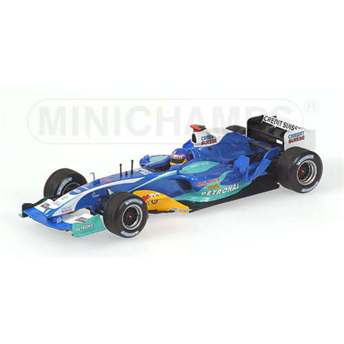 SAUBER J.VILLENEUVE 2005 1:43 Minichamps Formula 1 Modellino