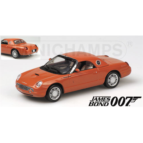 FORD THUNDERBIRD BOND GIRL 007 1:43 Minichamps Movie Modellino