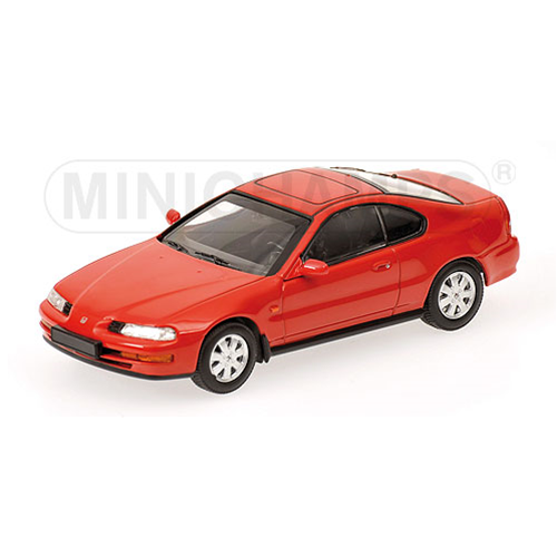 HONDA PRELUDE 1992 RED 1:43 Minichamps Auto Stradali Modellino