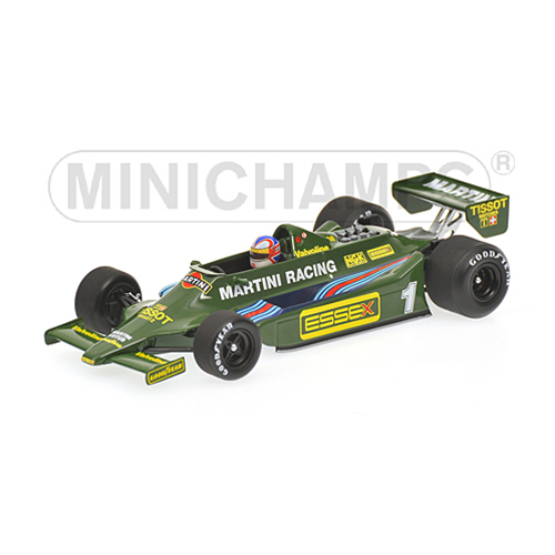 LOTUS FORD 79 MARTINI N.MANSELL 1979 1:43 Minichamps Formula 1 Modellino