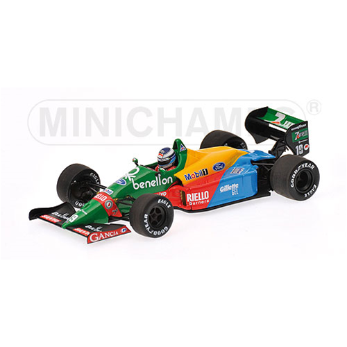 BENETTON M.HAKKINEN 1990 SILVERSTONE GP 1:43 Minichamps Formula 1 Modellino