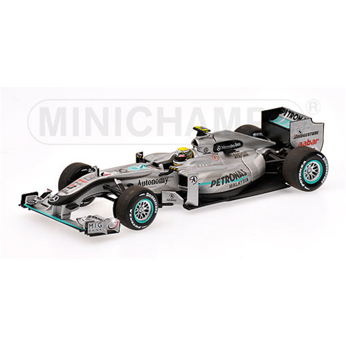 MERCEDES N.ROSBERG N.4 2010 1:43 Minichamps Formula 1 Modellino