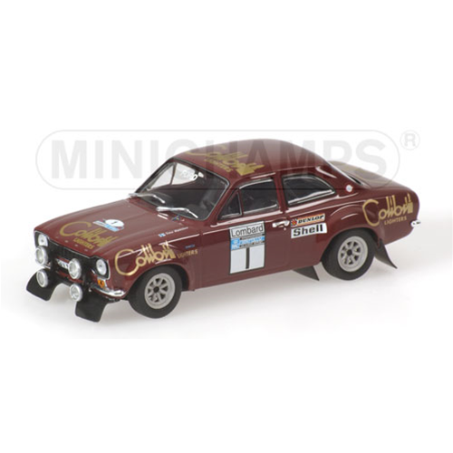 FORD ESCORT I N.1 WINNER RAC 1974 1:43 Minichamps Auto Rally Modellino