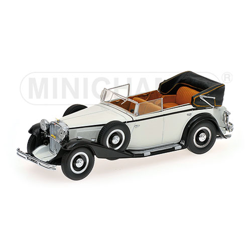 MAYBACH ZEPPELIN 1932 WHITE & BLACK 1:43 Minichamps Auto d'Epoca Modellino