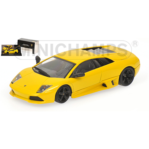 LAMBORGHINI MURCIELAGO LP640 2006 YELLOW 1:43 Minichamps Auto Stradali Modellino