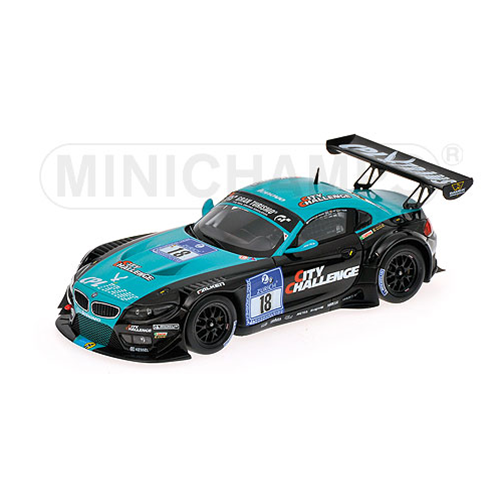 BMW Z4 GT3 N.18 NURBURGRING 2012 GORANSSON-KLINGMANN-LAMY-WITTMANN 1:43 Minichamps Auto Competizione Modellino