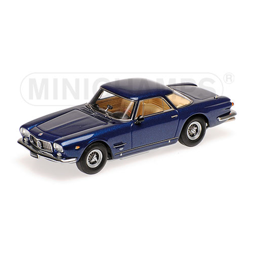 MASERATI 5000 GT ALLEMANO 1959-64 BLUE 1:43 Minichamps Auto Stradali Modellino