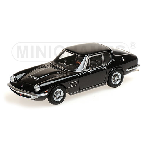 MASERATI MISTRAL COUPE' 1963 BLACK 1:43 Minichamps Auto Stradali Modellino