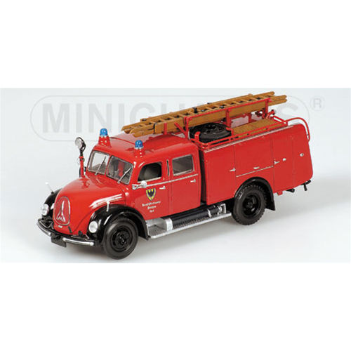 MAGIRUS DEUTZ TLF 16 VIGILI DEL FUOCO 1:43 Minichamps Pompieri Modellino