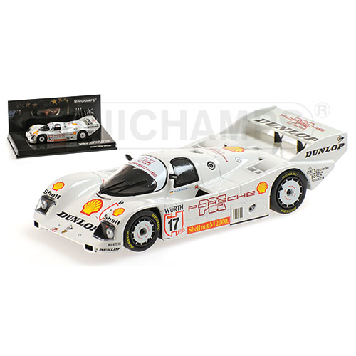 PORSCHE 962 C N.17 WINNER SUPERCUP NURBURGRING 1987 H.J.STUCK 1:43 Minichamps Auto Competizione Modellino