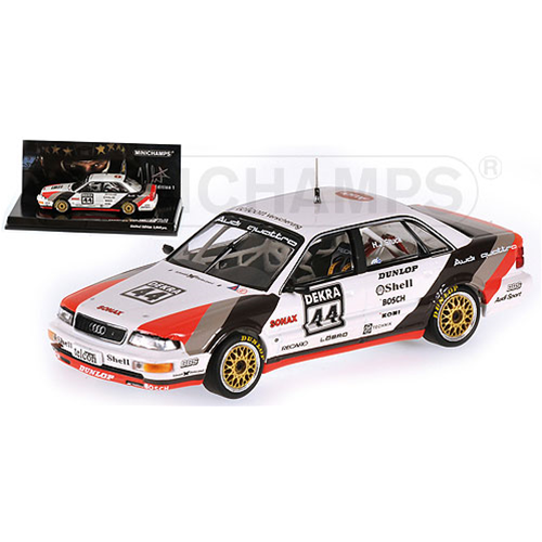 AUDI V8 N.44 DTM CHAMPION 1990 STUCK COLLECTION 1:43 Minichamps Auto Competizione Modellino
