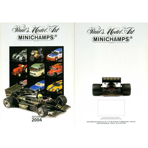 CATALOGO MINICHAMPS 2004 EDITION 1 PAG.193 Minichamps Cataloghi Modellino