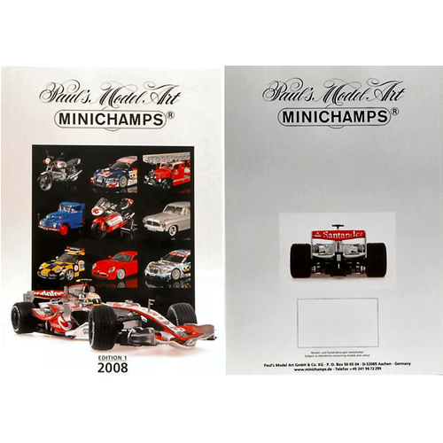 CATALOGO MINICHAMPS 2008 PAG.219 Minichamps Cataloghi Modellino
