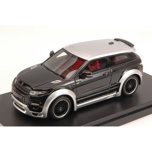 RANGE ROVER EVOQUE PREPARED BY HAMANN 2012 BLACK/SILVER 1:43 PremiumX Auto Stradali Modellino