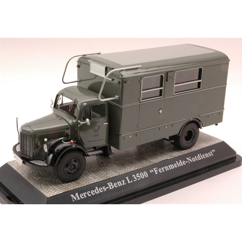 MERCEDES L3500 DBP FERNMELDE-NOTDIENST 1:43 Premium Classixx Camion Modellino