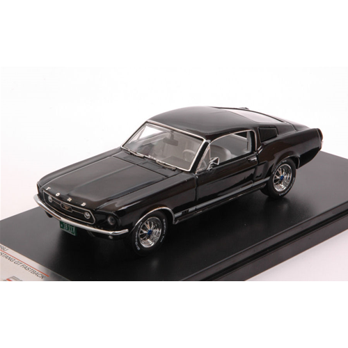 FORD MUSTANG GT FASTBACK 1967 BLACK 1:43 PremiumX Auto Stradali Modellino