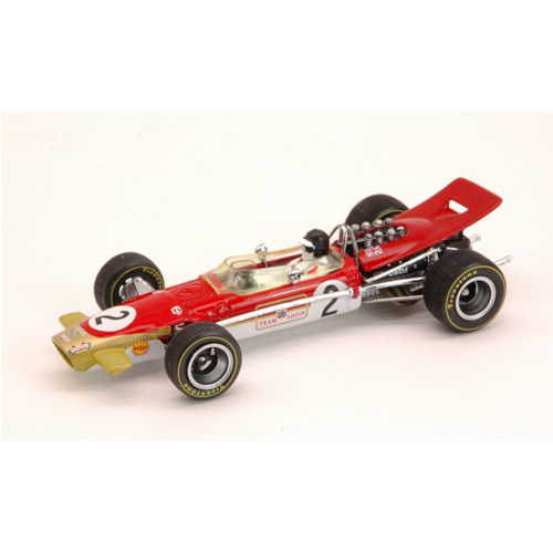 LOTUS 49B J.OLIVER 1968 N.2 5th BELGIUM GP 1:43 Quartzo Formula 1 Modellino