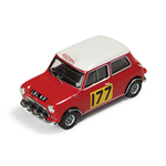 BMC COOPER N.177 WINNER MONTE CARLO 1967 AALTONEN-LIDDON 1:43 Ixo Model Auto Rally Modellino