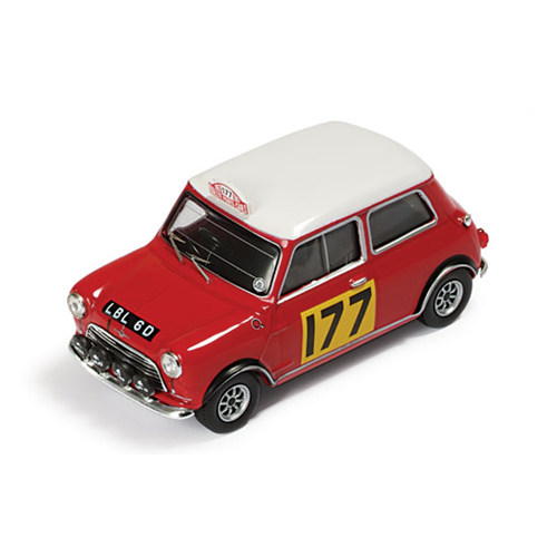 BMC COOPER N.177 WINNER MONTE CARLO 1967 AALTONEN-LIDDON 1:43 Ixo Model Auto Rally Modellino
