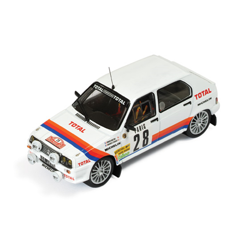 CITROEN VISA CHRONO N.28 BRETON/CHOMAT RALLY MONTE CARLO 1983 1:43 Ixo Model Auto Rally Modellino