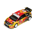 CITROEN C4 WRC N.11 2nd CORONA MEXICO RALLY 2010 MILLS-SOLBERG 1:43 Ixo Model Auto Rally Modellino