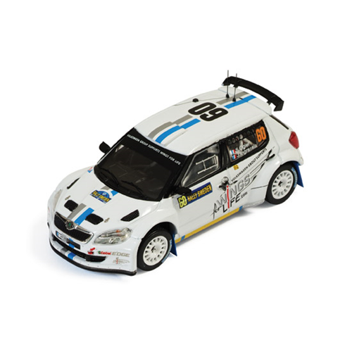 SKODA FABIA S2000 N.60 11th SWEDEN 2012 OGIER-INGRASSIA 1:43 Ixo Model Auto Rally Modellino