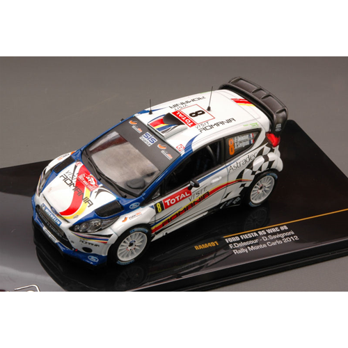 FORD FIESTA RS WRC N.8 6th MONTE CARLO 2012 DELECOUR-SAVIGNONI 1:43 Ixo Model Auto Rally Modellino