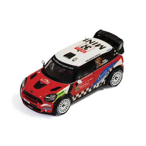MINI JOHN COOPER WORKS N.37 2nd MONTE CARLO 2012 SORDO-BARRIO 1:43 Ixo Model Auto Rally Modellino