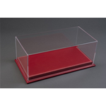 MULHOUSE DISPLAY CASE WITH RED LEATHER BASE 1:12 Atlantic-case Vetrine Modellino