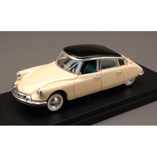 CITROEN DS 19 PARIGI 1955 CREAM/BLACK 1:43 Rio Auto Stradali Modellino