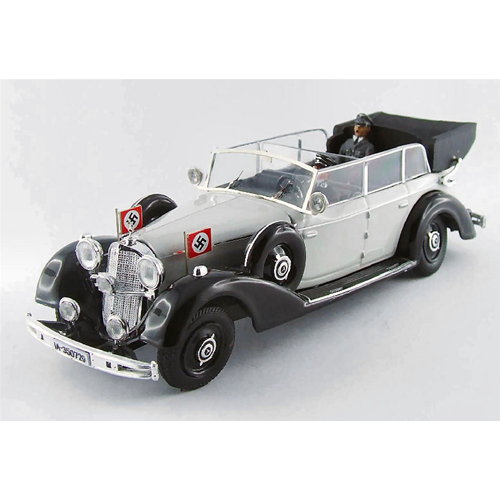 MERCEDES 770 NORIMBERGA 1937 HIT. + DRIVER 1:43 Rio Personaggi Storici Modellino