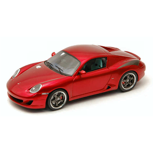 RUF RK COUPE' 2006 RED METALLIC 1:43 Spark Model Auto Stradali Modellino