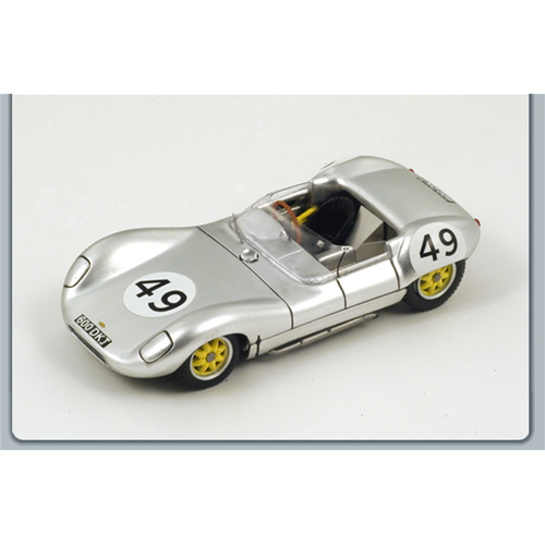 LOLA MK 1 N.49 GOODWOOD 1958 ALLUMINIUM 1:43 Spark Model Auto Competizione Modellino