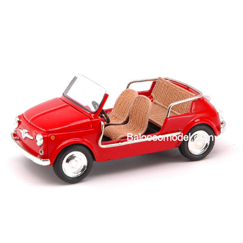 FIAT 500 JOLLY 1959 RED 1:43 Spark Model Auto Stradali Modellino