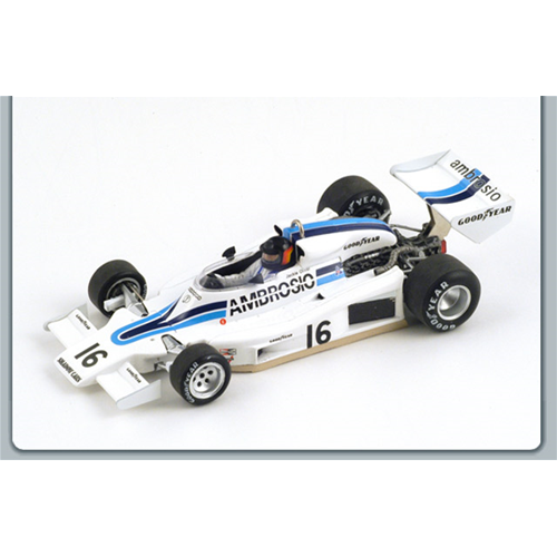 SHADOW J.OLIVER 1977 N.16 RACE OF CHAMPION 1:43 Spark Model Formula 1 Modellino