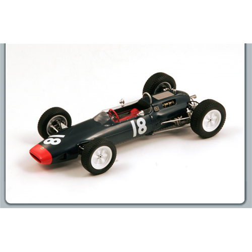 LOTUS 25 BRM M.HAILWOOD 1964 N.18 6th MONACO GP 1:18 Spark Model Formula 1 Modellino