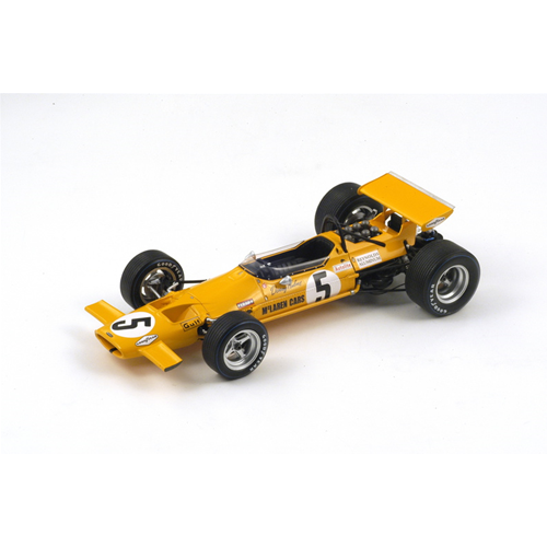 MC LAREN M7A D.HULME 1969 N.5 WINNER MEXICAN GP 1:18 Spark Model Formula 1 Modellino