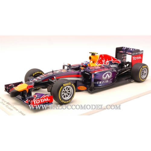 RED BULL RB10 D.RICCIARDO 2014 N.3 WINNER CANADA GP 1:18 Spark Model Formula 1 Modellino