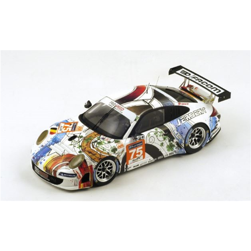 PORSCHE 911 GT3 RSR (997) N.75 DNF LM 2014 PERRODO-COLLARD-PALTTALA 1:18 Spark Model Auto Competizione Modellino