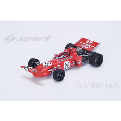 MARCH 711 NIKI LAUDA 1971 N.26 RETIRED AUSTRIAN GP 1:18 Spark Model Formula 1 Modellino
